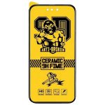 Folie de protectie Ceramica ?, Transparenta HD, 9H, pentru Apple iPhone 14 Plus margini negre