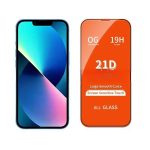 Folie de Protectie,  pentru Apple iPhone 15 Pro, Tempered Glass OG, Full Cover 21D, HD, Margini Negre, Transparent