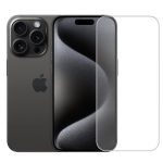Folie de Protectie pentru Apple iPhone 15 Pro,  Sticla Securizata 3D, High Definition pentru Ecran complet, Anti Zgirieturi, Anti bule, Transparenta