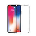 Folie de Sticla Securizata pentru Apple iPhone 15 Pro,  Luminous, Margine Fosforescenta Neon din Silicon, Mat, Anti-Amprenta, Protectie Completa, 9H, Alb