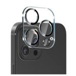 Folie Sticla pentru camera, compatibila cu Apple iPhone 14 / 14 Plus, Transparent cu margini negre