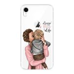 Husa protectie  compatibila cu Apple iPhone 13 Pro Max Glass print Lovin the Mom Multicolor