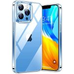 Husa de Protectie pentru IPhone 14 Pro, , Silicon TPU Transparenta, Protectie Antisoc, Rezistenta la Impact