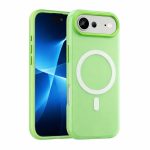 Husa Telefon Jelly Magnetic 2in1,  Compatibila cu Apple iPhone 17 Air, din PC+TPU, Magsafe, Finisaj Mat, Verde