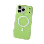 Husa Telefon Jelly Magnetic 2in1,  Compatibila cu Apple iPhone 17 Pro Max, din PC+TPU, Magsafe, Finisaj Mat, Verde