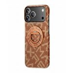 Husa pentru iPhone 17 Pro,  Carcasa de Protectie Rezistenta Ultra-subtire, Suport Magnetic, Aspect Texturat, Portocaliu