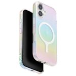 Husa Telefon,  Compatibila iPhone 17, Model Cameleon, Magsafe, Schimbare Gradient de Culoare din Unghiuri Diferite, Multicolor