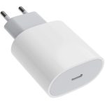 Adaptor pentru iPhone, Type-C, Fast charge, Putere 20 W,  Alb