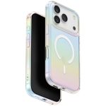 Husa Telefon,  Compatibila iPhone 17 Pro, Model Cameleon, Magsafe, Schimbare Gradient de Culoare din Unghiuri Diferite, Multicolor