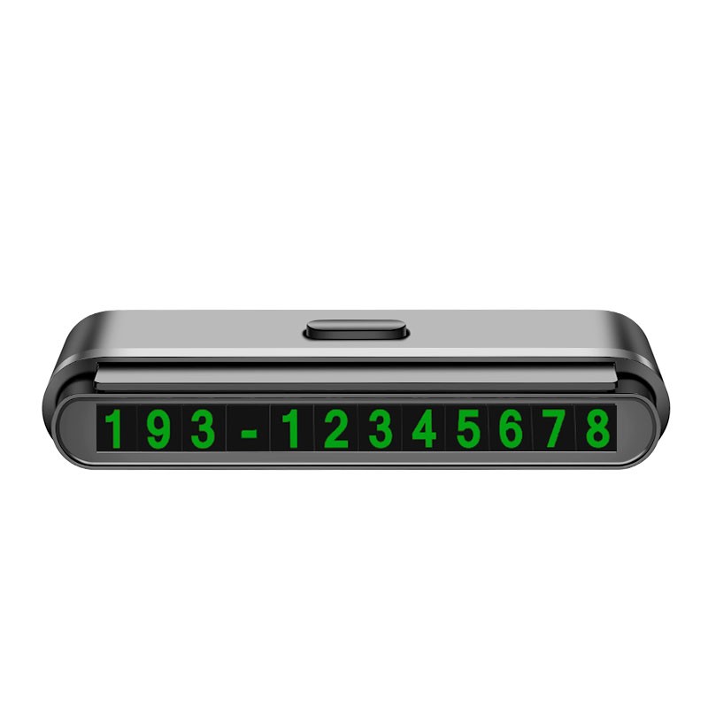 new-car-hidden-car-moving-license-plate-creative-car-moving-phone-number-plate-car-supplies-temporar-main-6846929b78be0 Suport Numar de Telefon pentru Parcare Auto, Suport pentru Numarul de telefon, Banda glisanta pentru Ascundere, Banda Adeziva Inclusa, 120 x 48 x 24 mm, Cifre Verzi, Negru Mat - imagine 1
